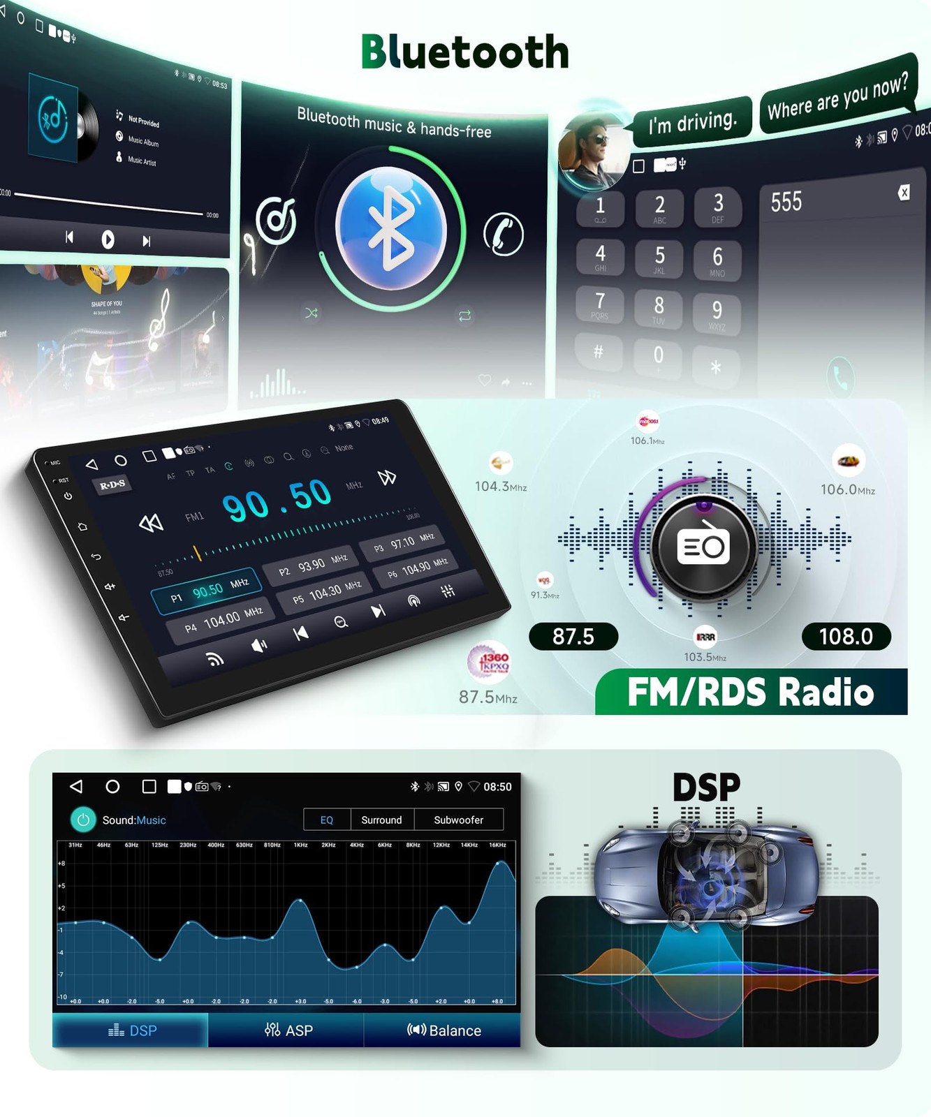 4Core+64G Car Radio for Chevrolet Chevy Trax 14-16 with Wireless Carplay Andr…