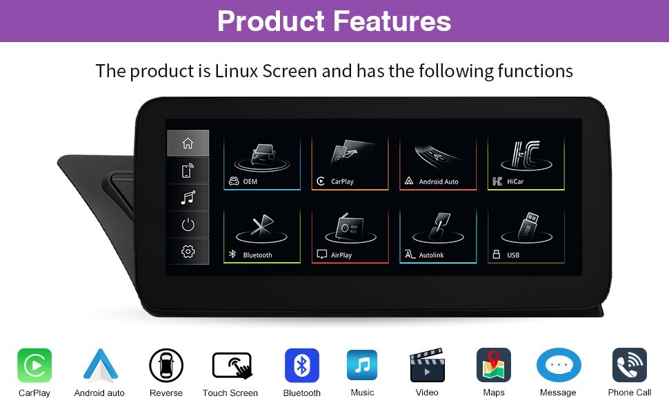 12.3″ Android Car Radio Stereo Carplay 128G For AUDI A4 S4 SR4 A5 S5 SR5 2008~16