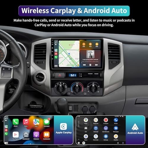 9.2″ Touch Screen Car Radio Stereo for Toyota Tacoma 2005-2015 – 5G WiFi, Androi