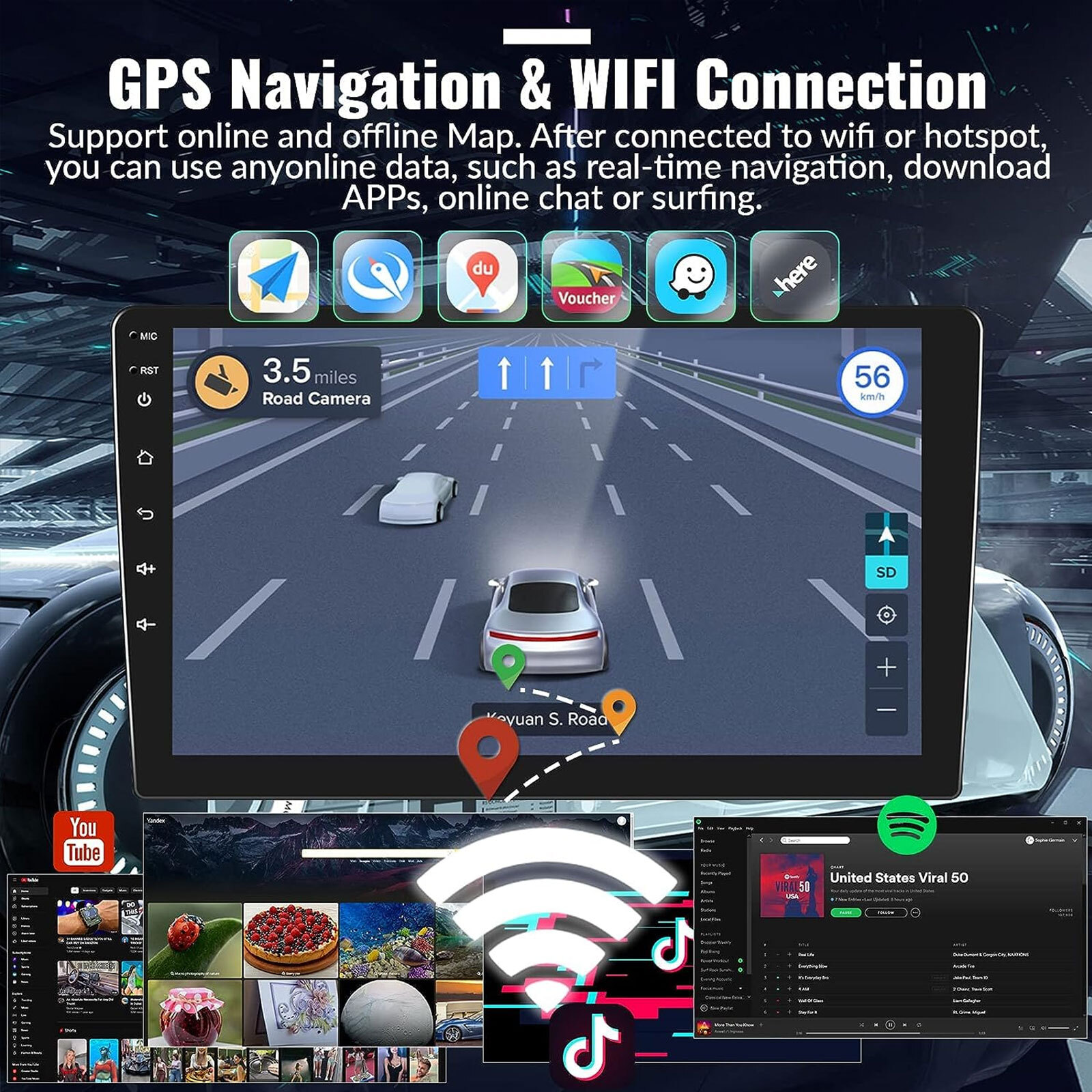 For Ford F-150 F150 2004 2005 2006 2007 2008 Android Carplay Car Radio GPS Navi