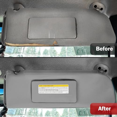 Car Sun Visor Cover for Chevy Tahoe Tahoe Suburban Yukon 1995-1999 Gray