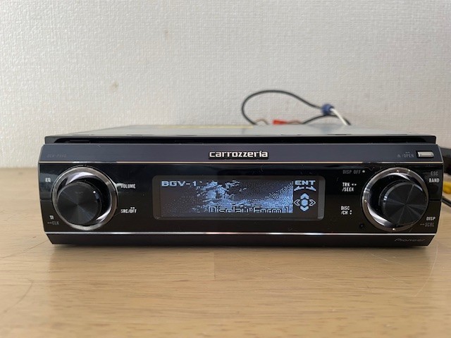 Pioneer Carrozzeria DEH-P940 1DIN Car Audio CD PLayer DSP SFC AUX Tested
