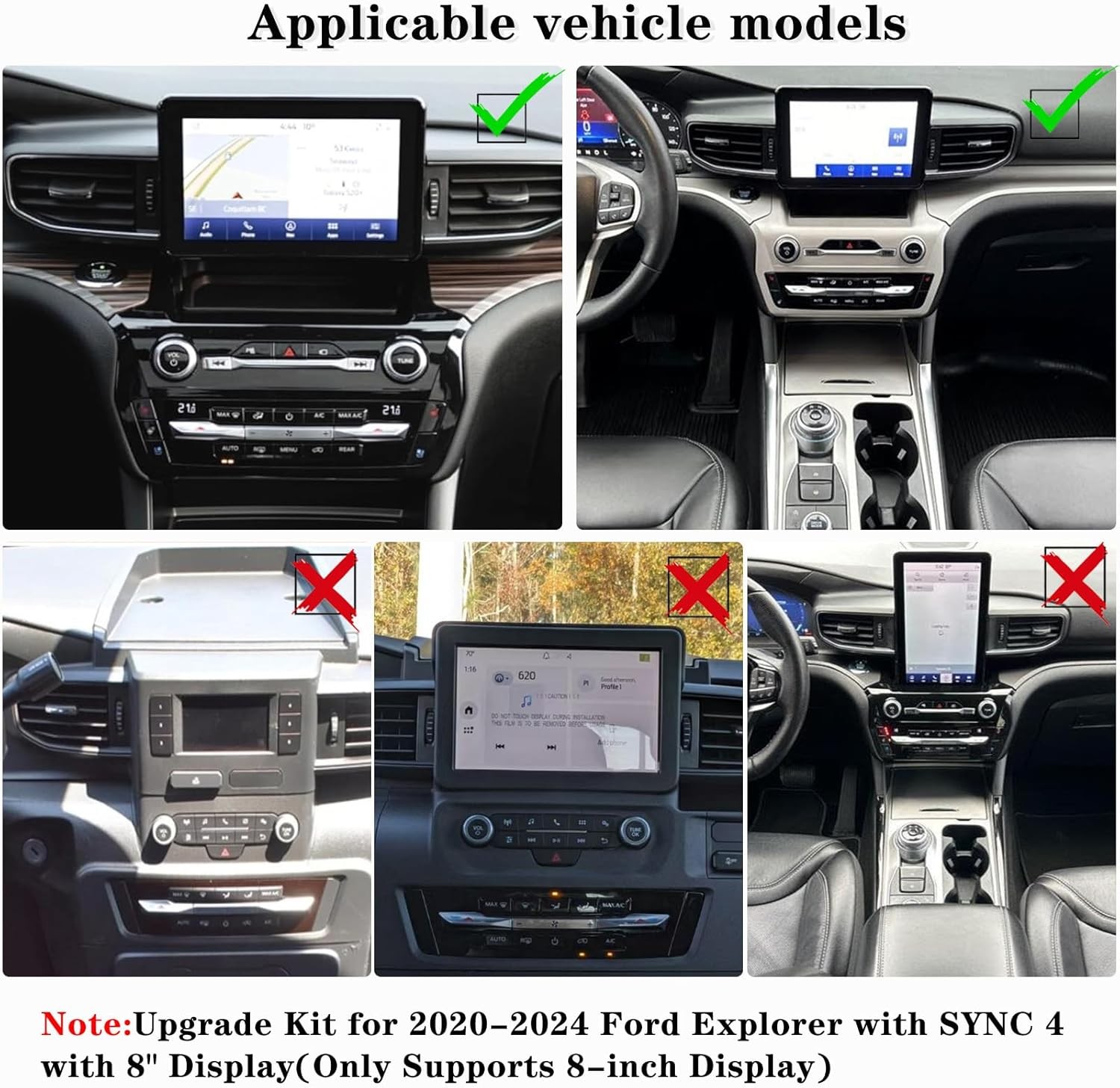 Android Car Radio Stereo AHD GPS Carplay Navigation For Ford Explorer 2020-2025