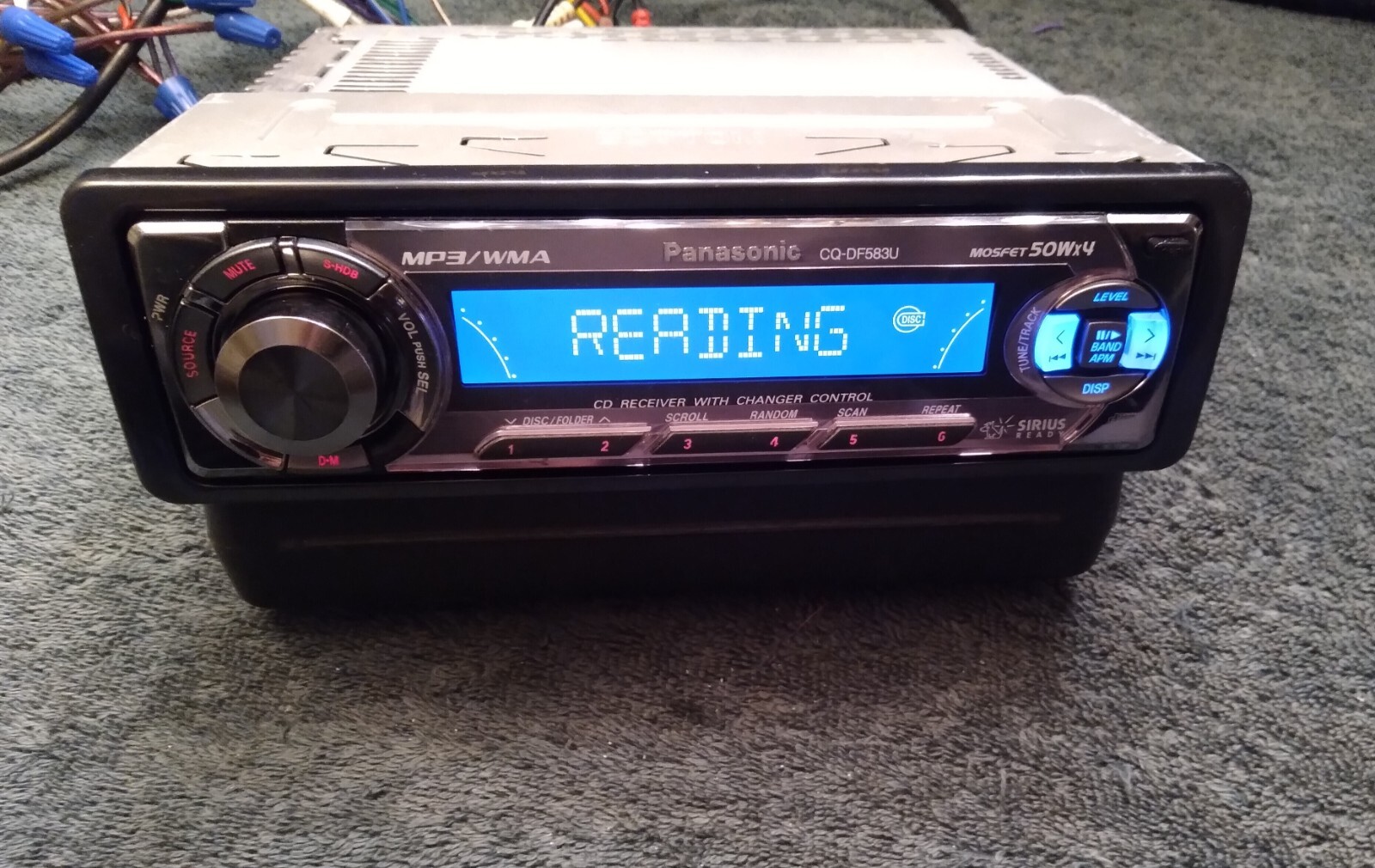 Panasonic CQ-DF583U, CD/MP3 Receiver, Tested !