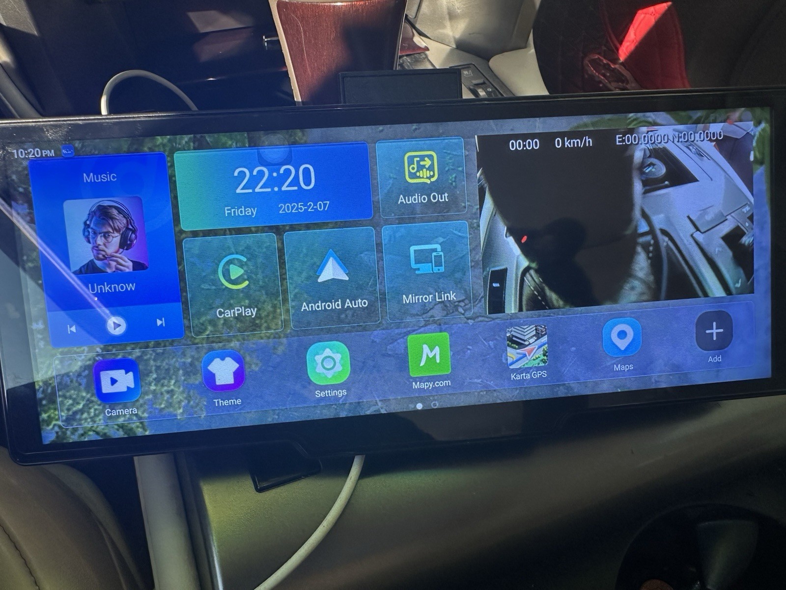Maustor 10.26 Inch Android 14 Portable Wireless Carplay Android 6gb RAM +128GB S