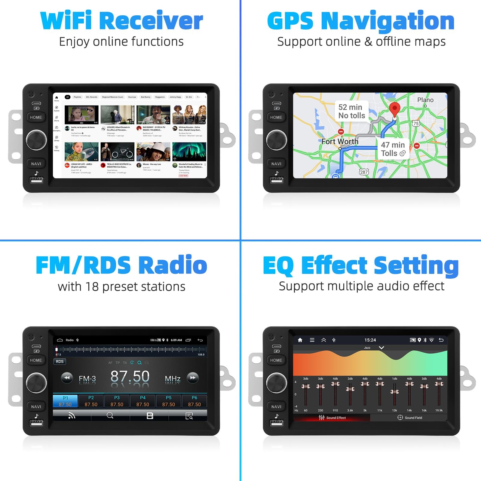 Unitopsci 4-Core64G Android Car Radio For Chevy Chevrolet Silverado Ssr Tahoe