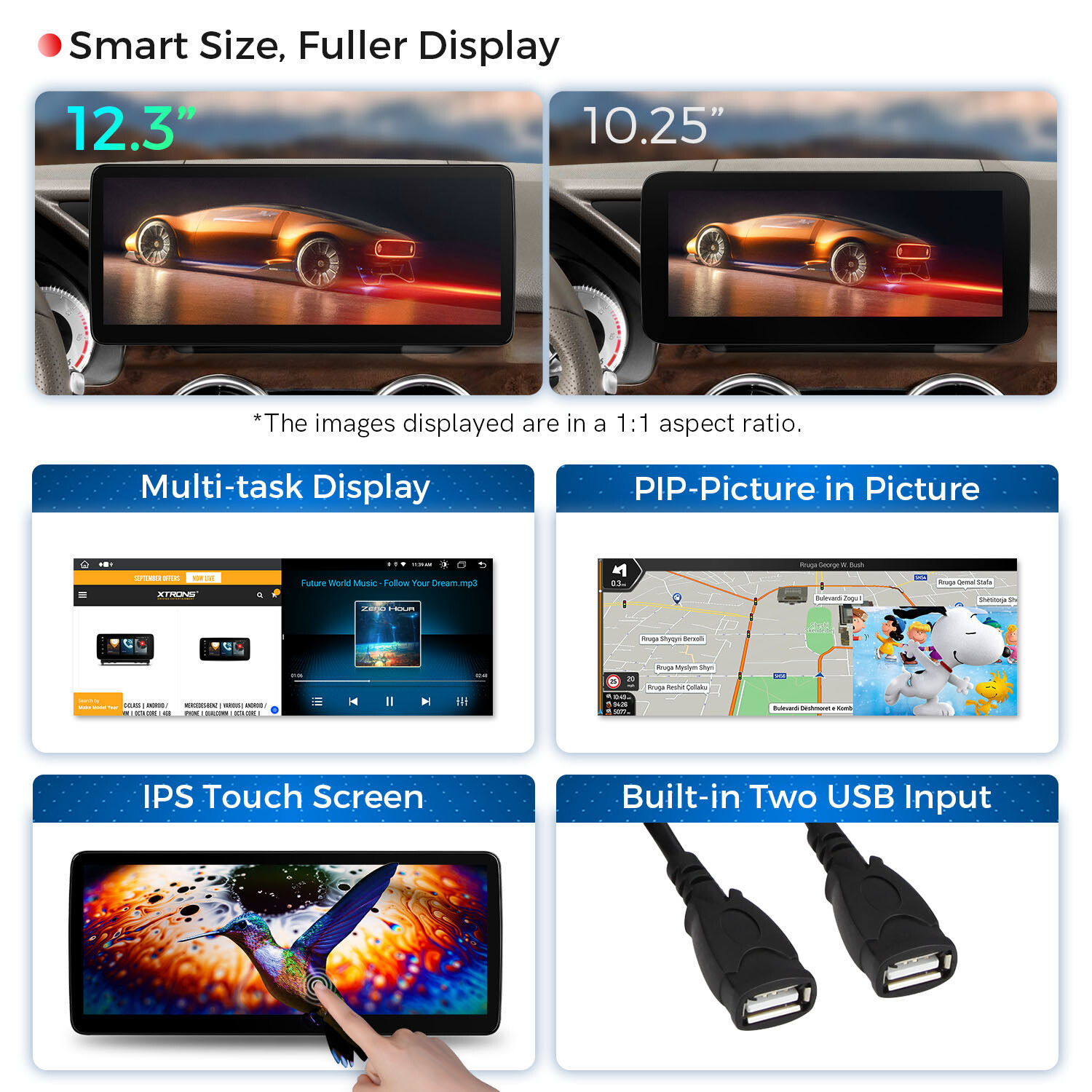 Android 13 Octa-Core 4+64GB Car Play Stereo GPS For Mercedes-Benz X204 2013-2015
