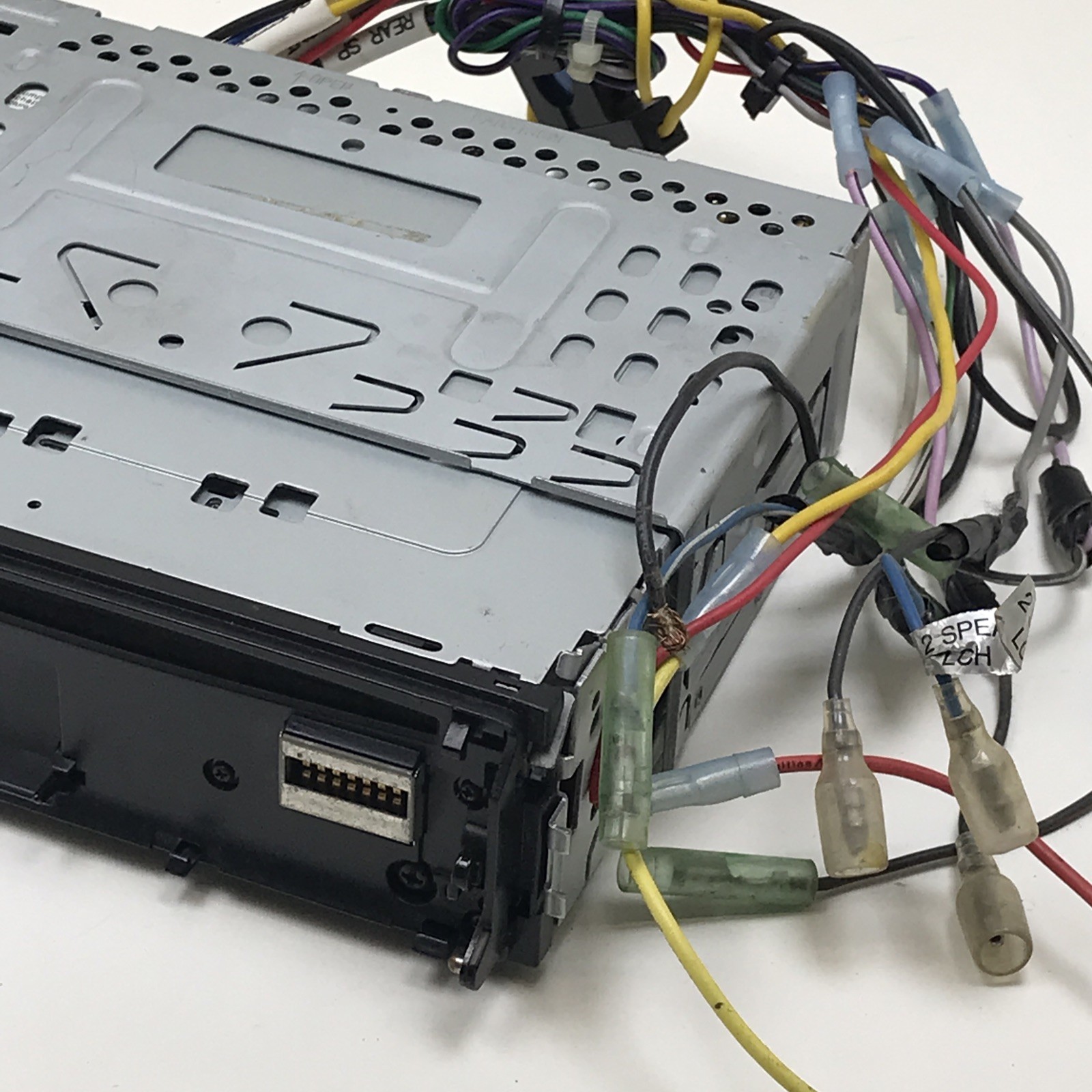 Panasonic CQ-DF201U Flip Down CD Car Radio With Wiring ( No Faceplate)