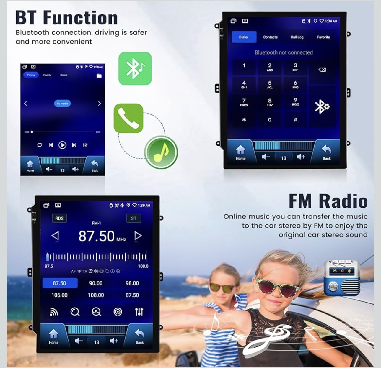 4G+64G Android 13 Car Stereo for Subaru Outback Legacy 2010-2014 9.7”Screen NEW
