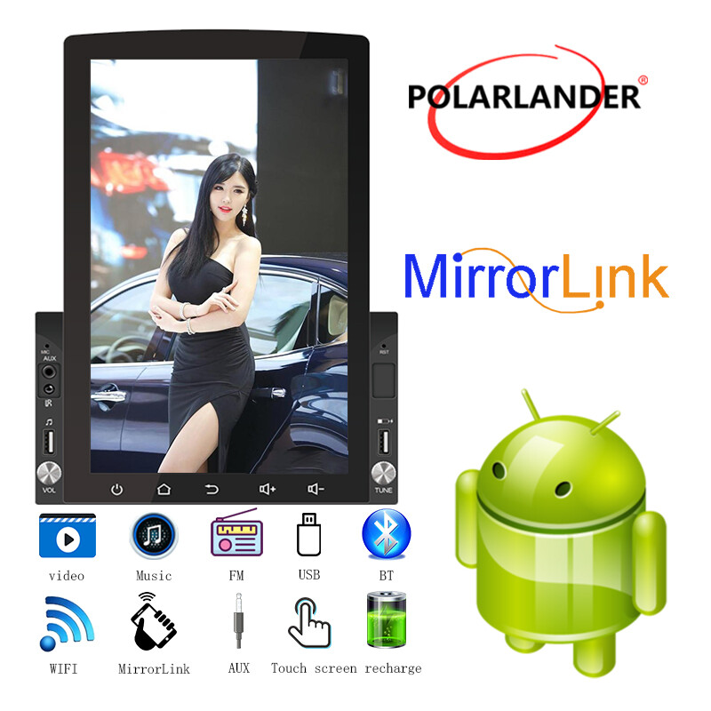 2 Din Bluetooth 10.1″ GPS Navi Android 10 Car Stereo Radio WiFi MP5 Touch Screen