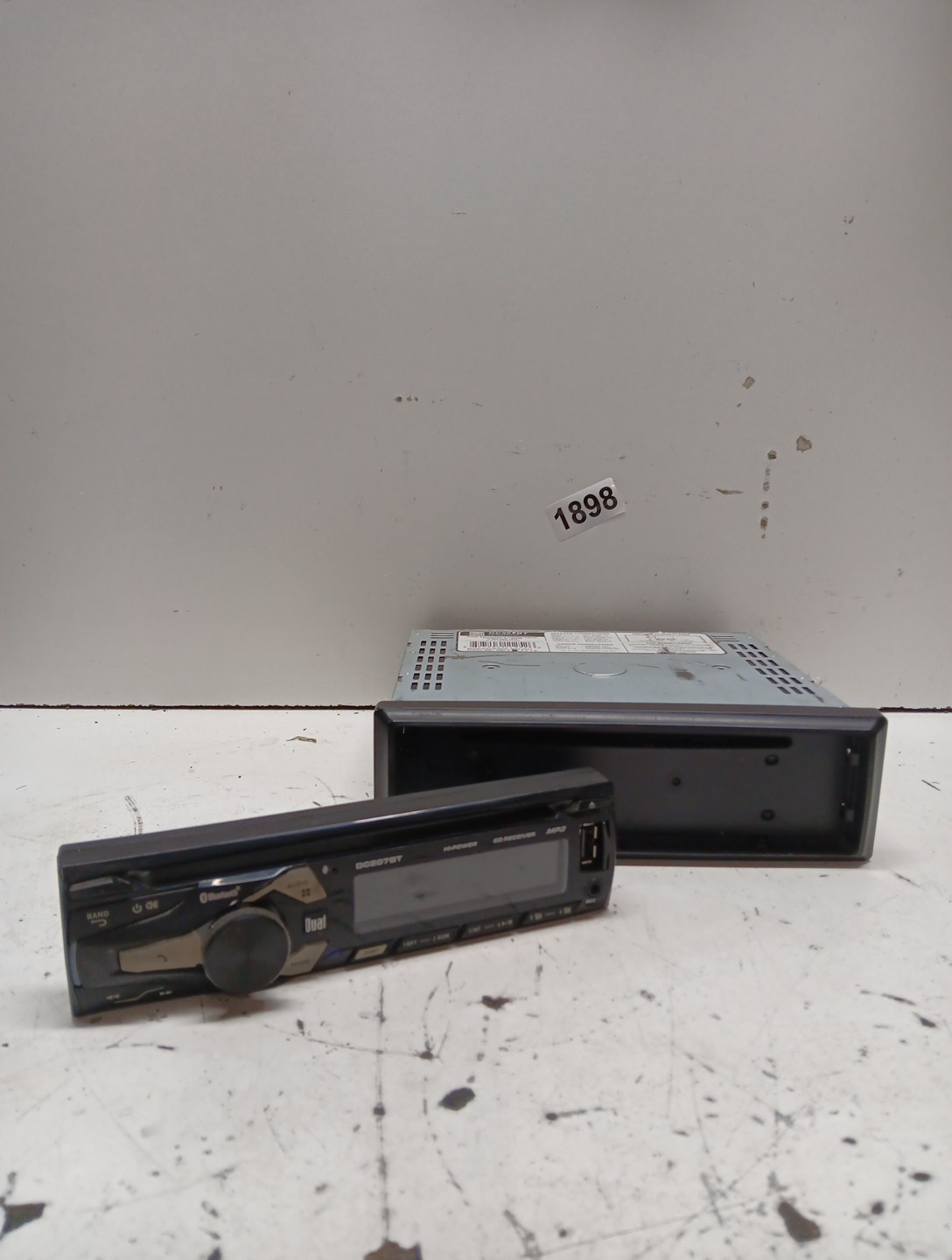 Dual Car CD Receiver w/ Bluetooth + USB + AUX Input , MP3, DC207BT, Item #1898