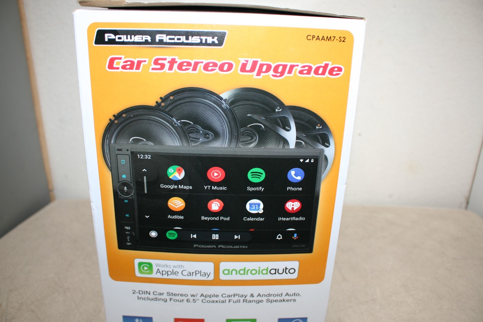 Power Acoustik Car Stereo CPAAM7-S2 New In Box Apple Car Play Android auto NEW!