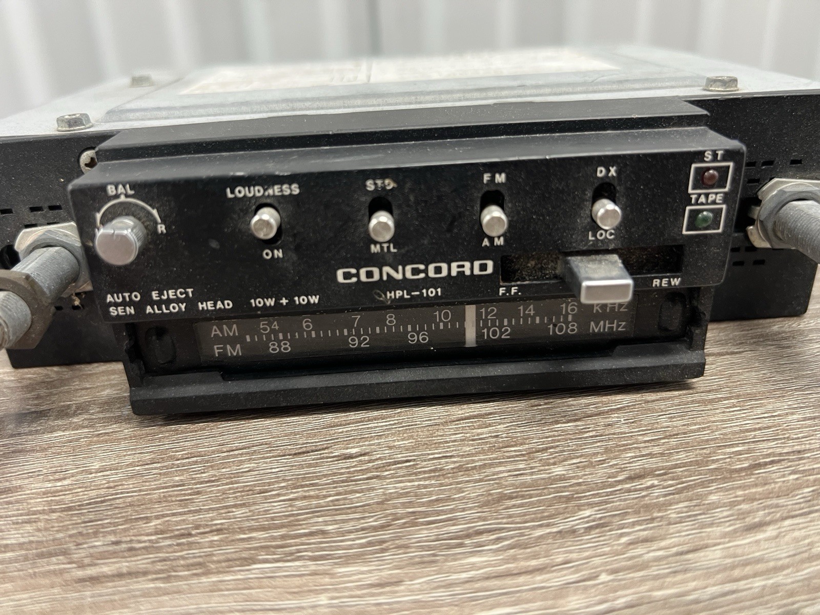 Concord HPL-101 Concord Original Car Radio Cassette Player