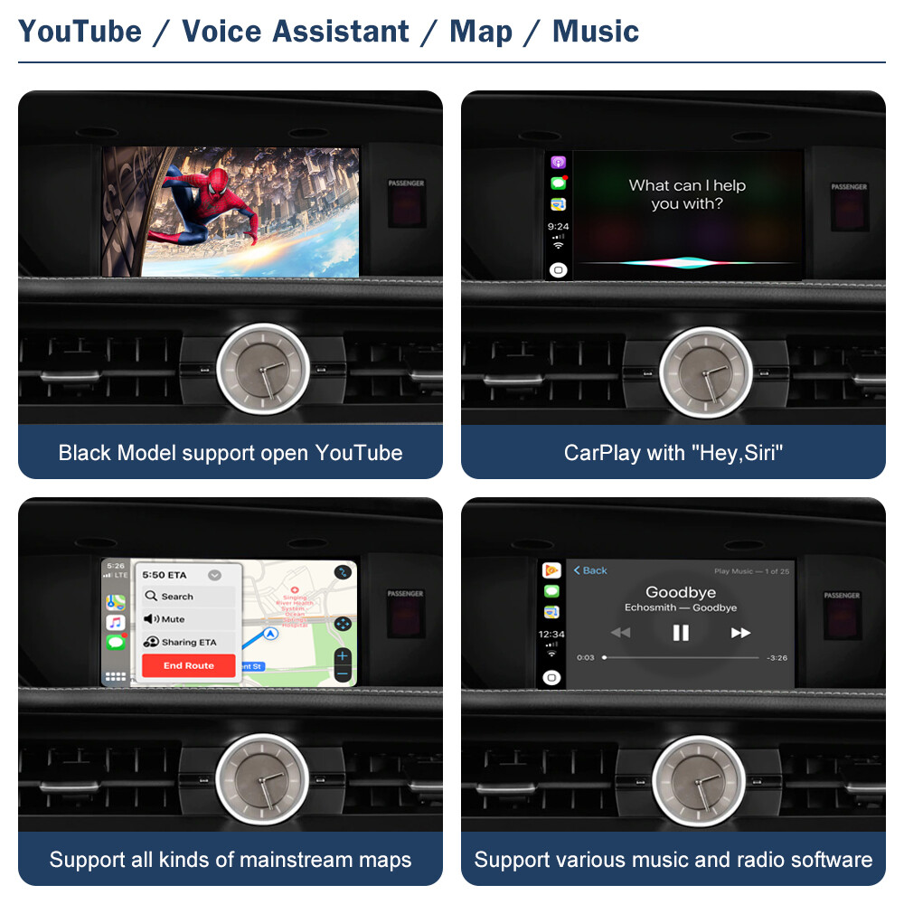 For Lexus ES 2014-2019 Wireless Carplay Android Auto Module Mirror Link AirPlay