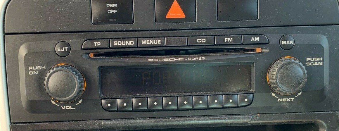 2003-2008 Porsche Cayenne S Factory CDR23 E1 AM FM Single CD Radio 7L5.035.186C