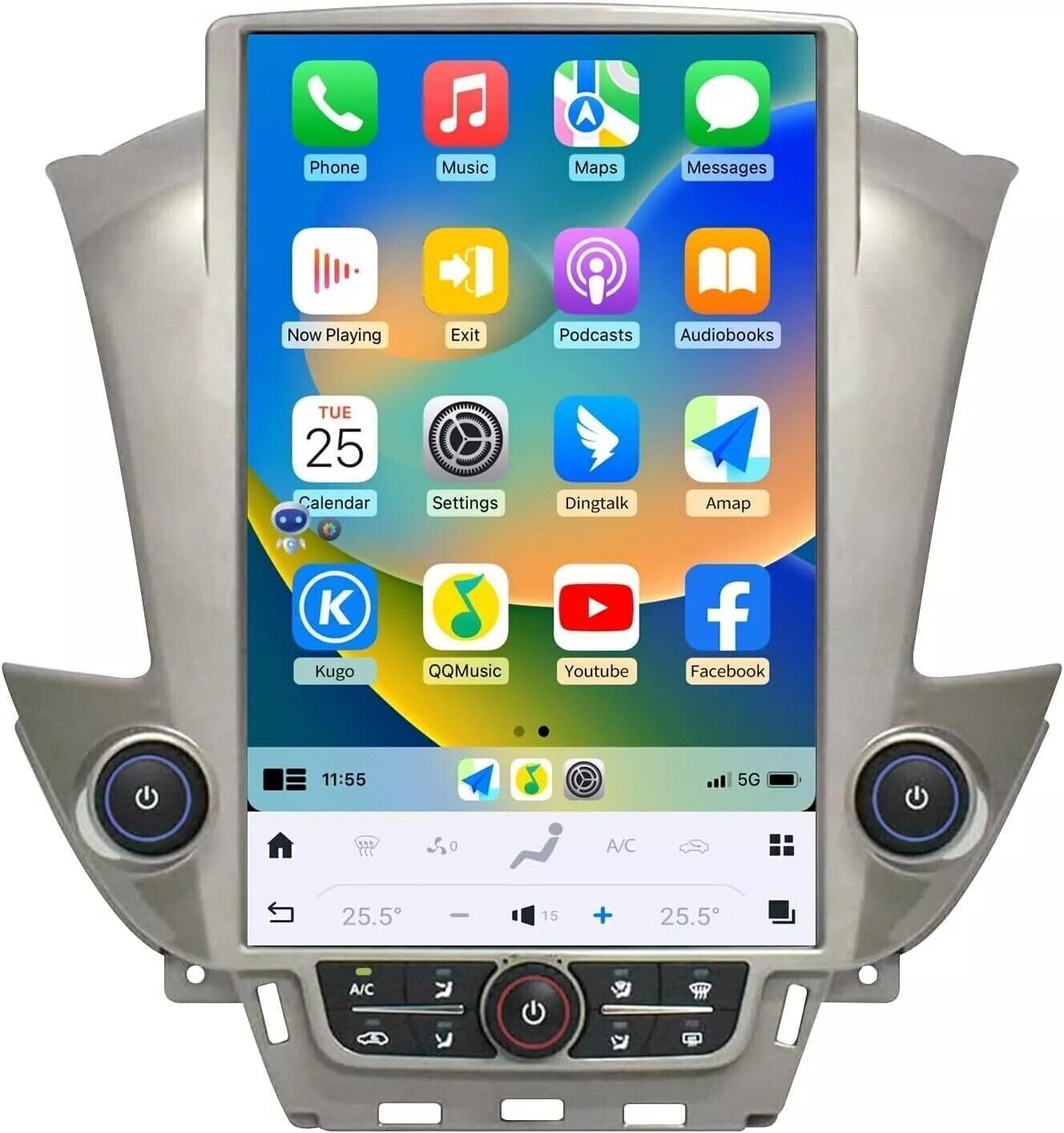 14.4″Car Stereo Radio Auto Android Carplay 8+128G For 14-20 Chevy Suburban Tahoe