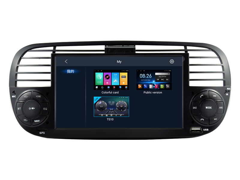 For Fiat 500 2010-2015 Car Stereo Radio 7″ Android 12 Carplay WiFi GPS 6GB+128GB