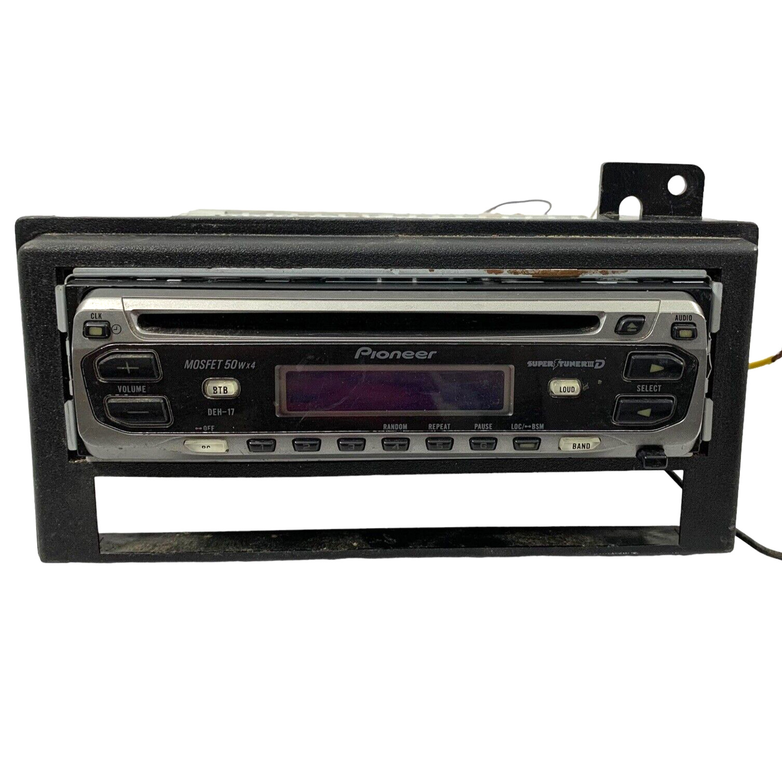 Pioneer DEH-17 CD Car Stereo Untested Selling As Is for Repair or Parts