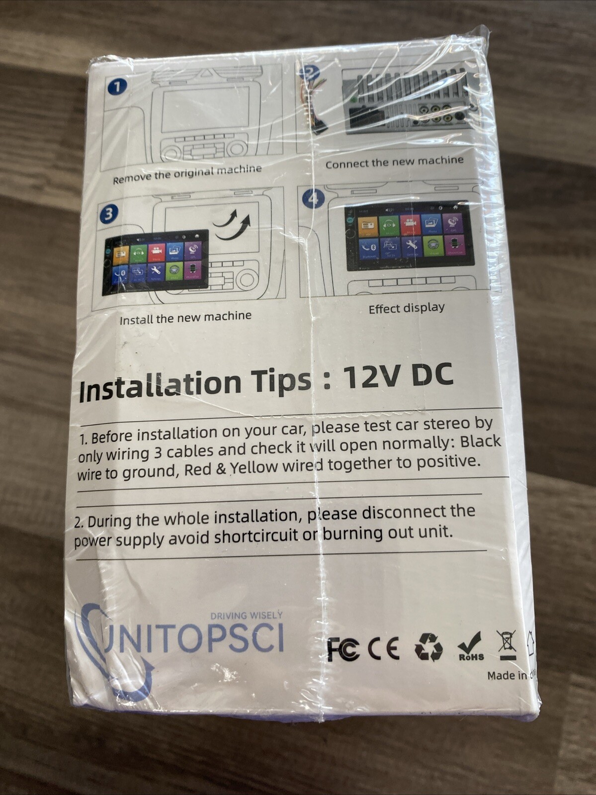 UNITOPSCI Double Din 7” Car Stereo Touch Screen Car Radio /2