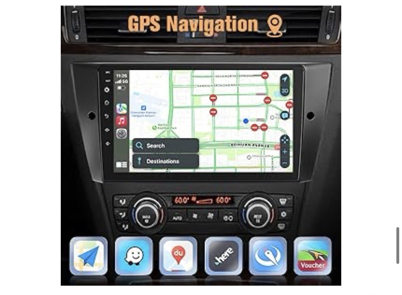 Naifay Android Car Radio for BMW 3 Series (E90/91/92/93) Touchscreen, Back Up Ca