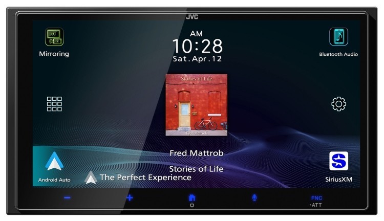 JVC KW-M795BW / 6.9″ HD TOUCHSCREEN CAR RADIO W/CARPLAY & ANDROID AUTO, BT, SXM