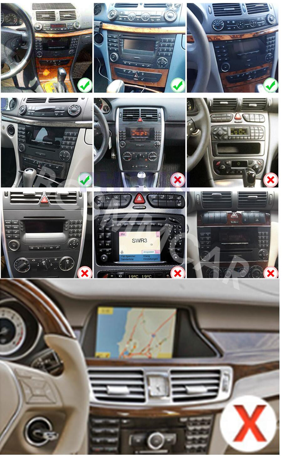 9in Car Stereo Radio Navi WiFi RDS Fit For Mercedes-Benz G-Class W463 2001-2008