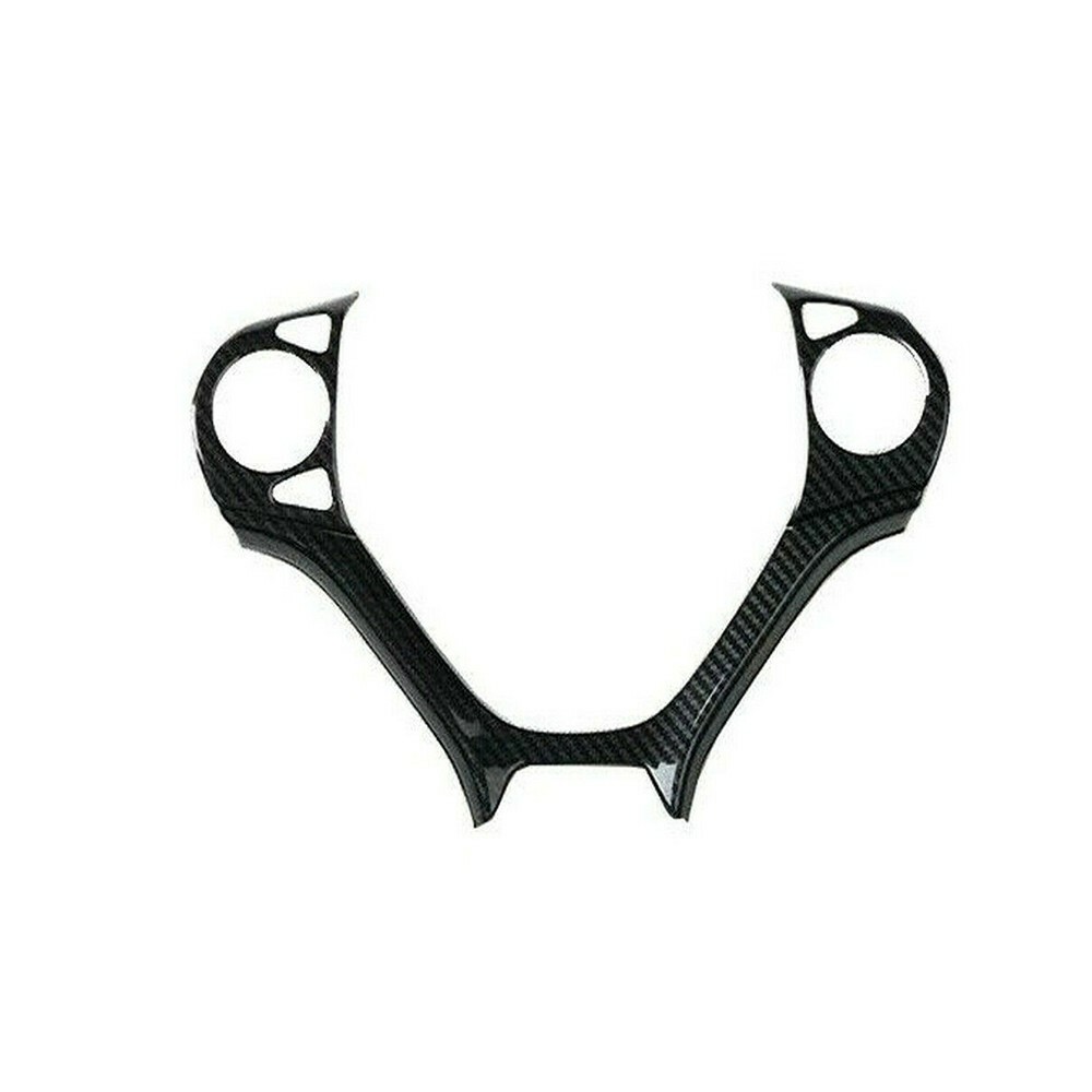 For-Honda Civic 2012-2015 1x Carbon Fiber Style Steering Wheel Frame Cover/Trim