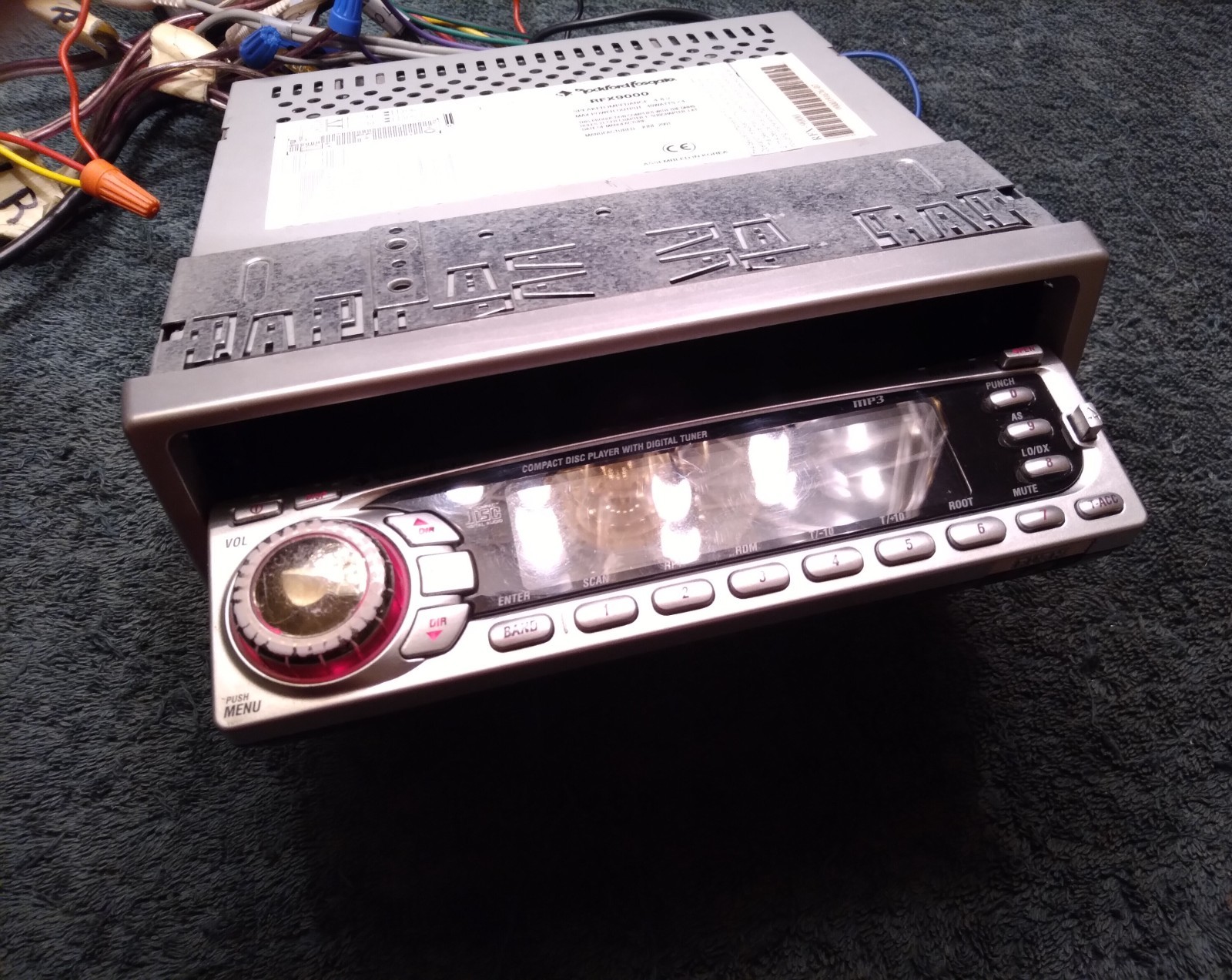 “Old School” Rockford Fosgate, RFX9000, CD/MP3/ Receiver,