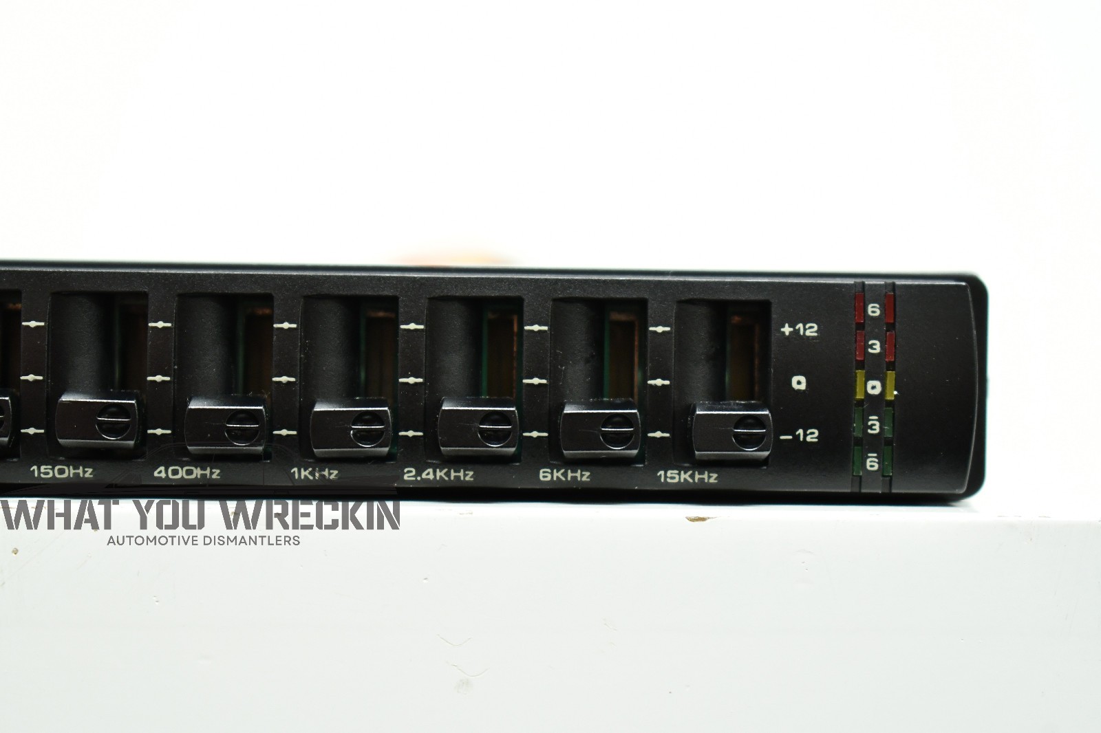 NOS: VINTAGE MOTORPRO AG-770 7 BAND GRAPHIC EQUALIZER / BOOSTER w/ MID LVL METER