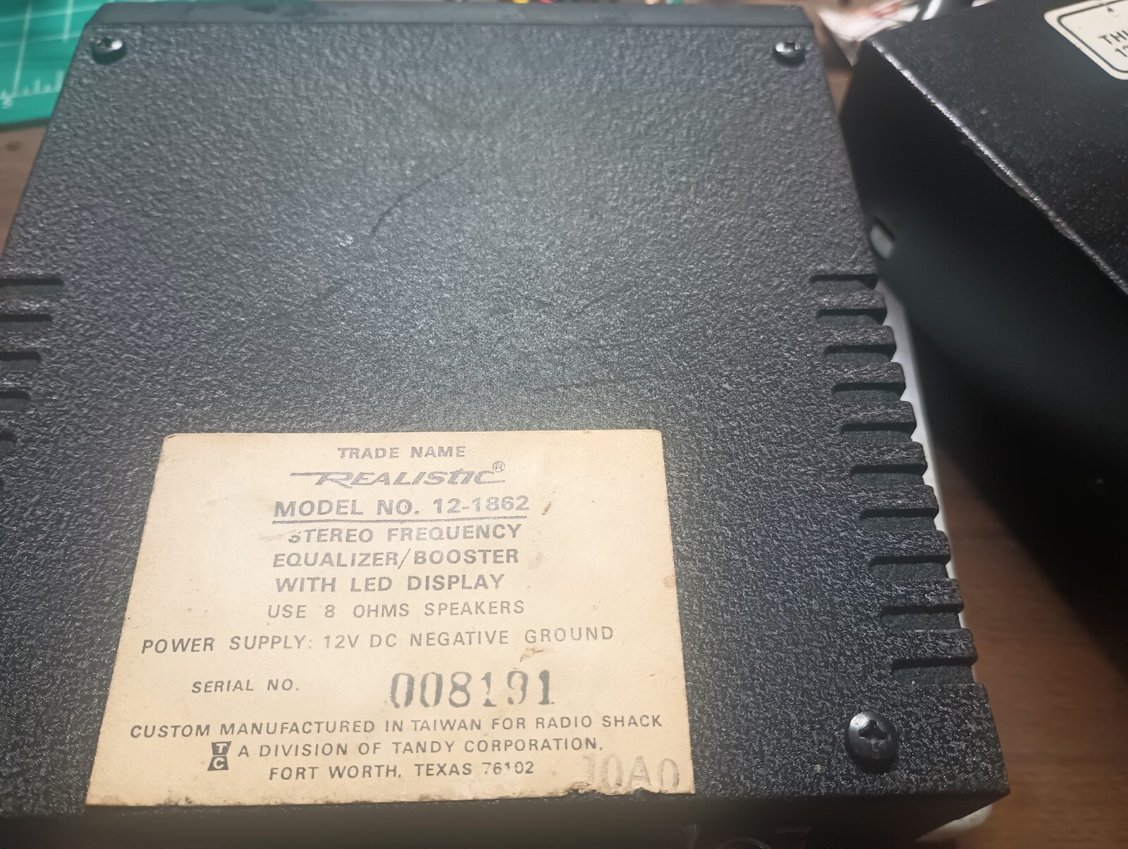 VTG Old School Realistic Combo 8 Track Car Stereo Graphic Equalizer Audio EQ