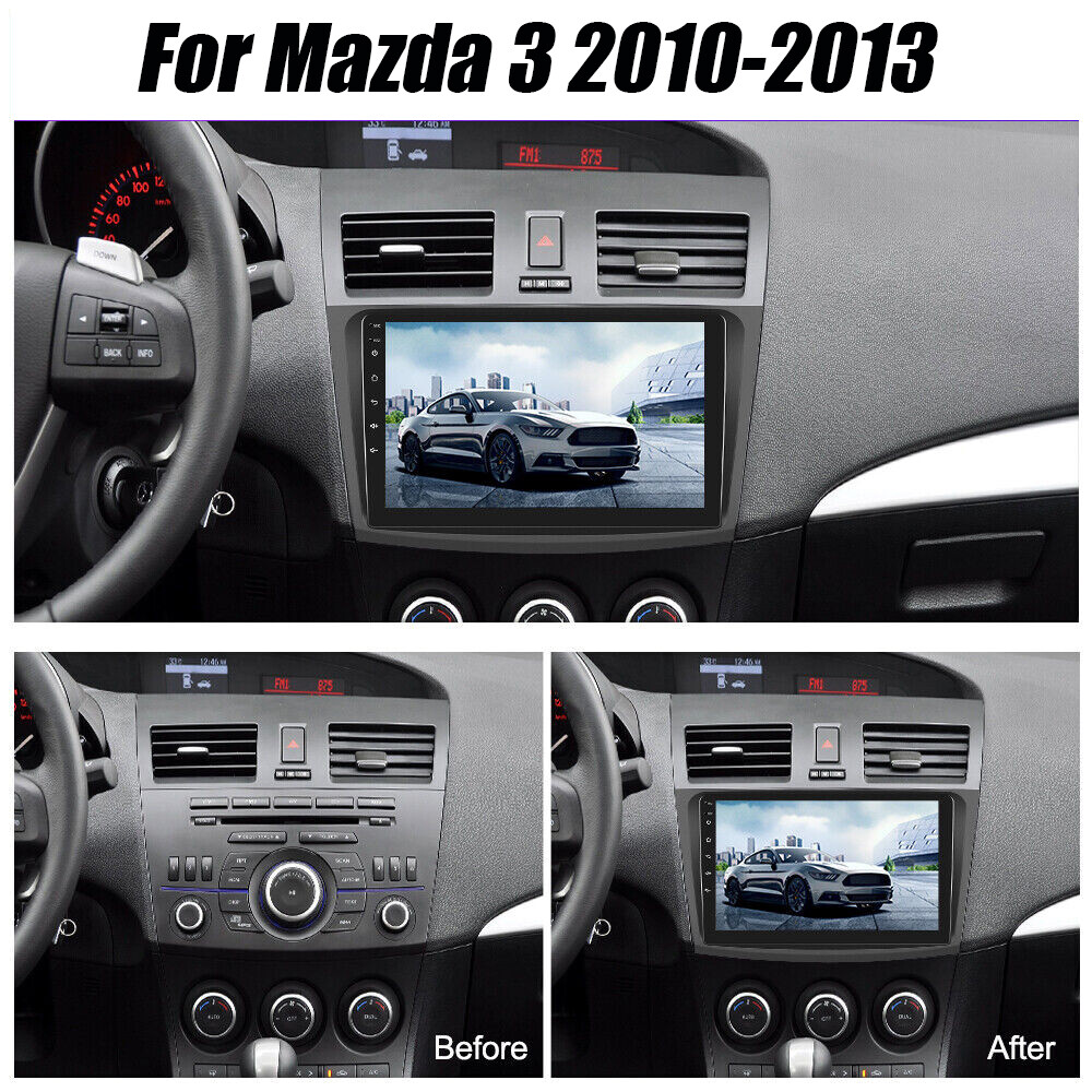 9″ Android 12 For Mazda 3 2010-2013 Car Stereo FM Radio Player GPS Navi CarPlay