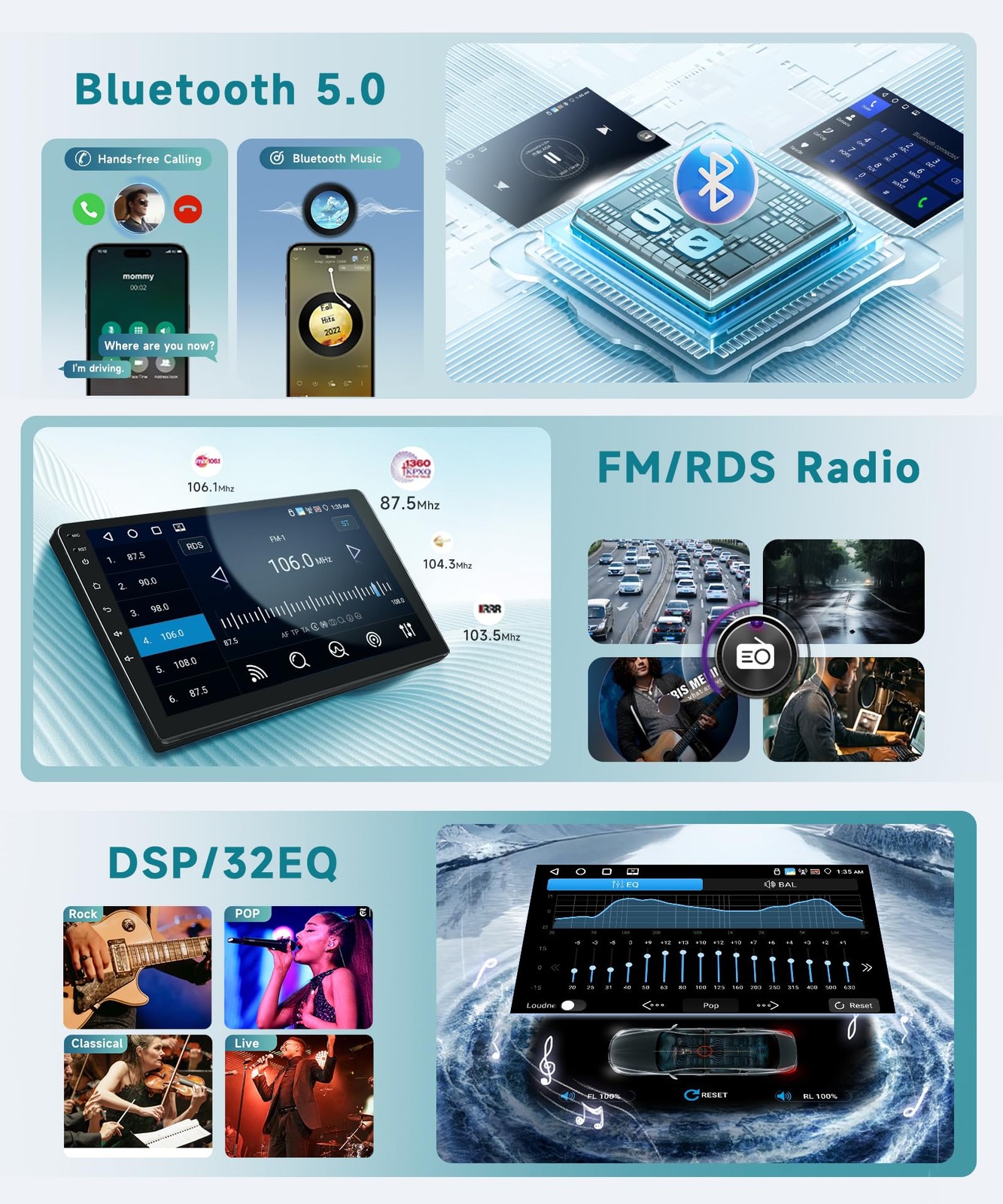 4G+64G 5G WiFi Android Car Stereo for Ford Expedition 2007-2014(Automatic A/)…