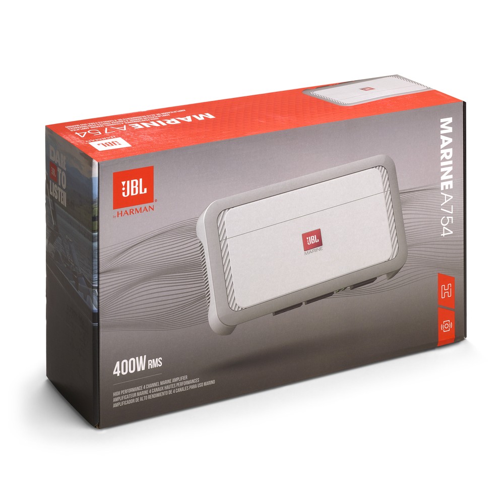 JBL Marine A754 Class H Marine Series 4-Channel Amplifier