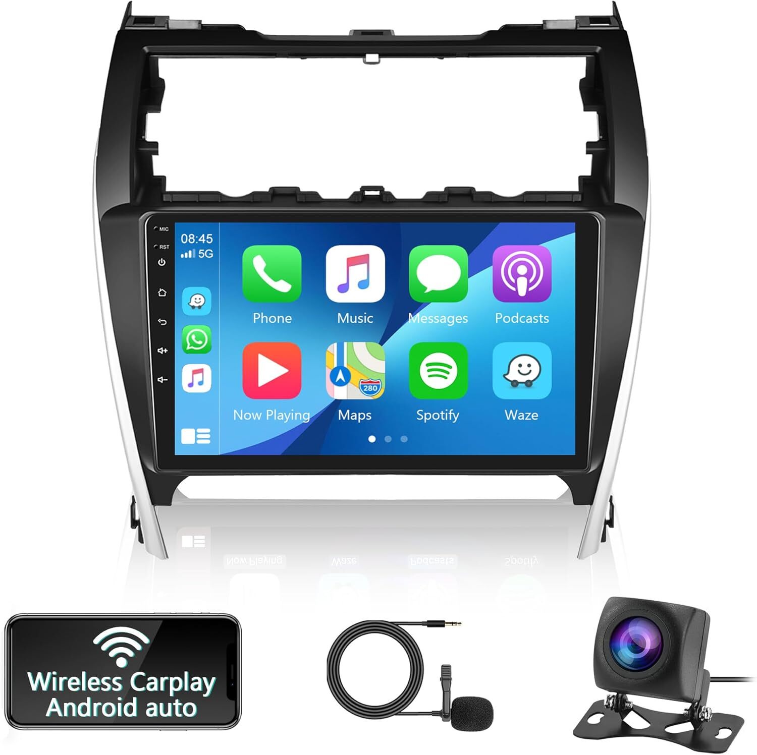 Support JBL For 2012-2014 Toyota Camry Radio Car Carplay Android GPS Navigation