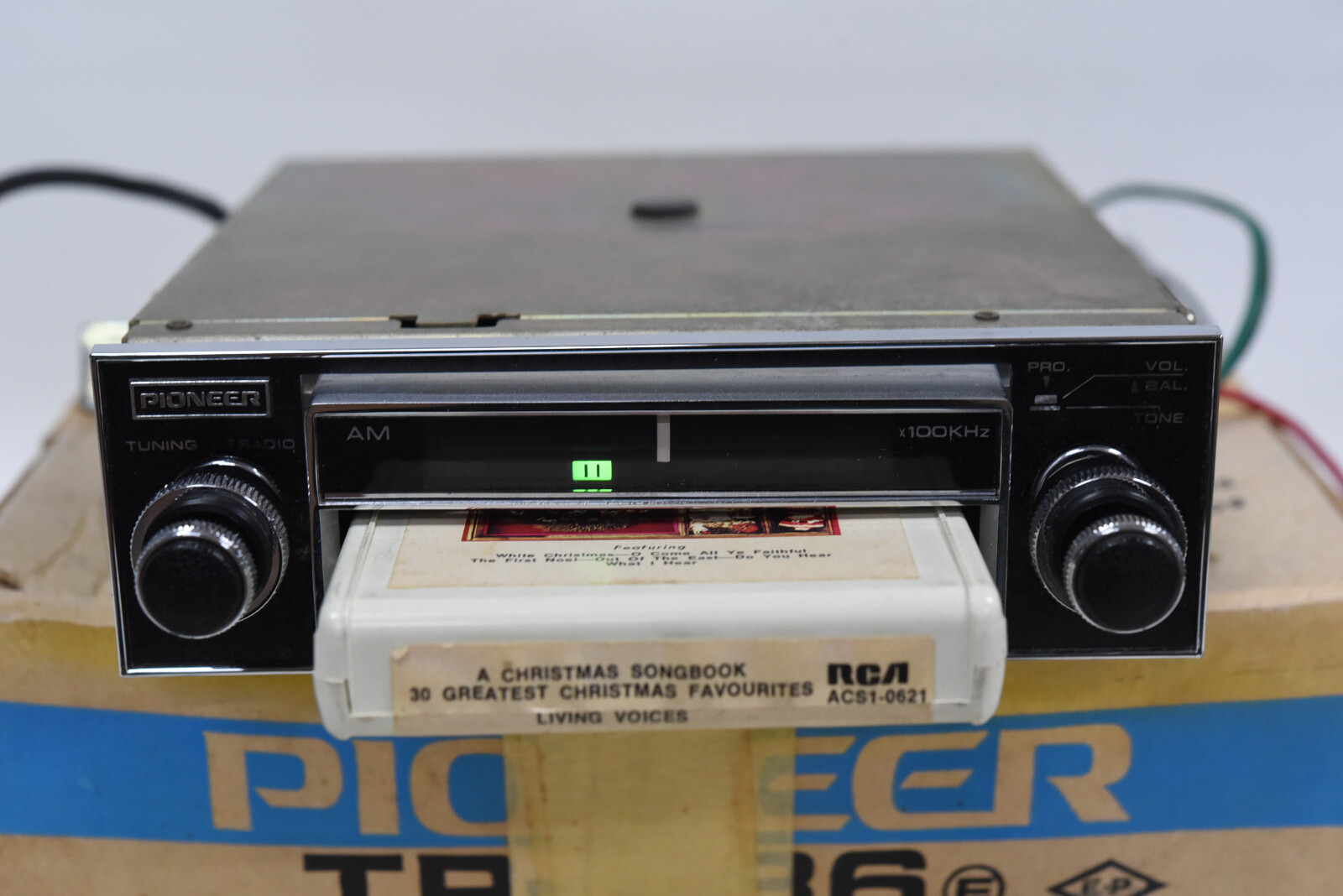 Pioneer TP-A86 8-Track Tape Player Car Stereo with AM Radio – Vintage – NEW Belt