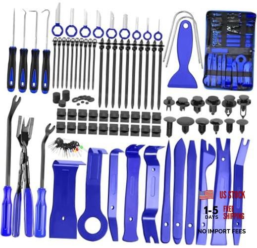 238Pcs Trim Removal Tool,Fastener Remover Blue-238pcs Trim Removal Tools