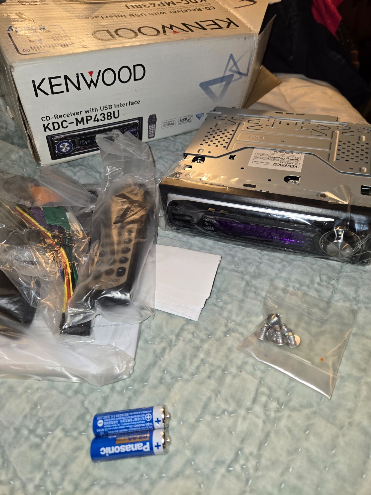 Brand New Kenwood CD Receiver with Bluetooth (KDC-BT278U)