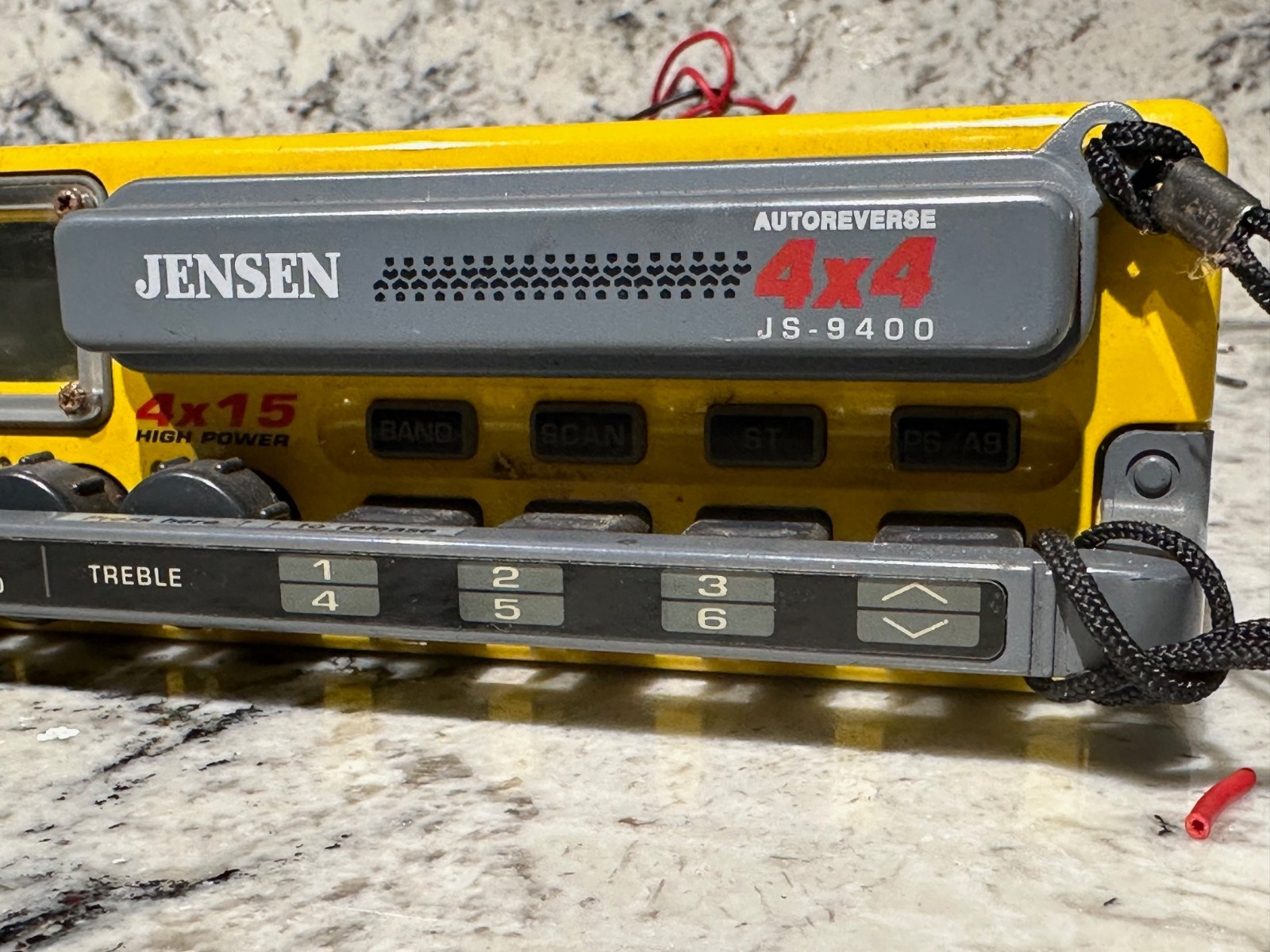 JENSEN JS-9400 All Terrain 4×4 AM/FM Radio Cassette Stereo Barn Find PARTS