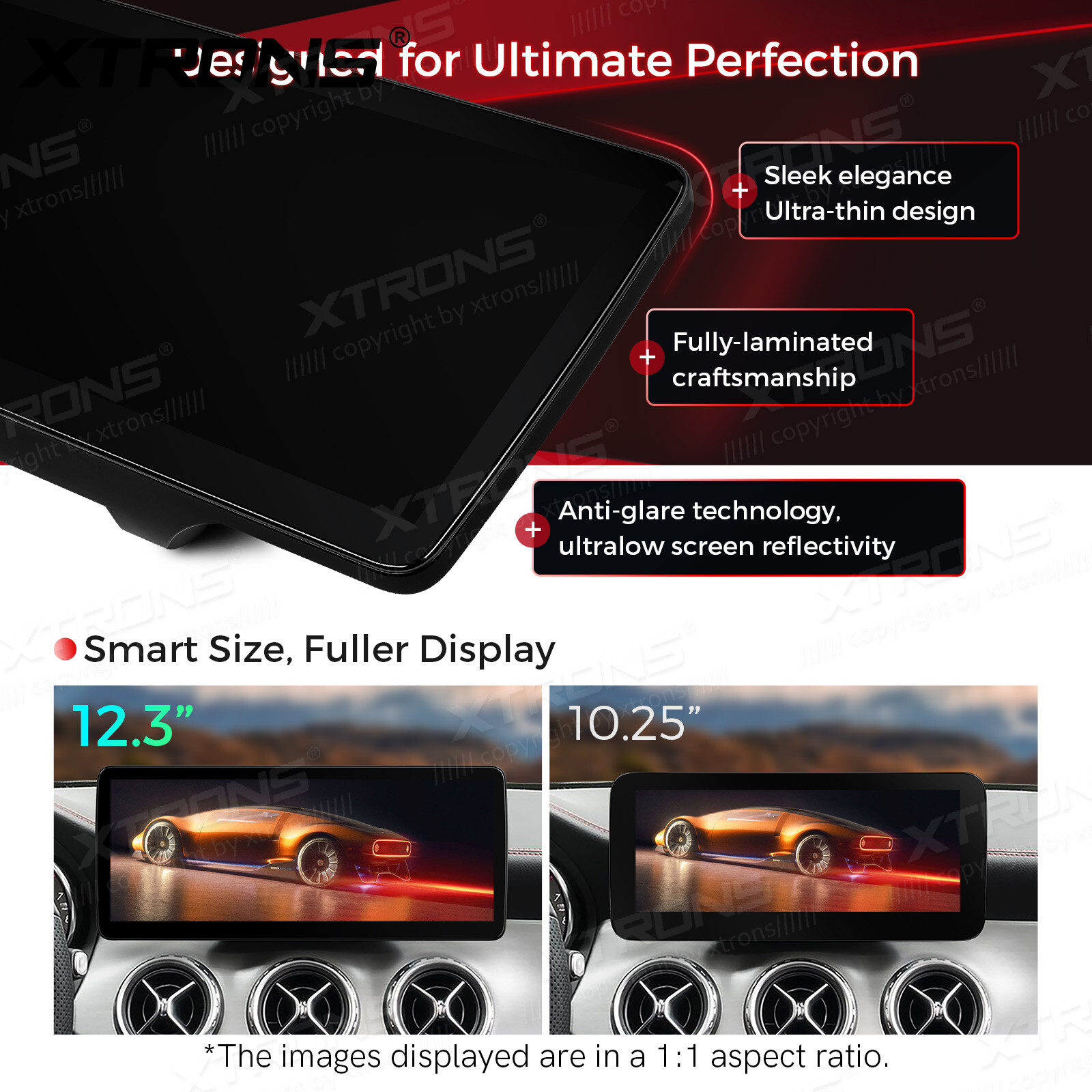 12.3″ Android 13 Car Stereo GPS Navi 4G WIFI CarPlay DSP For Benz W176 X156 W463