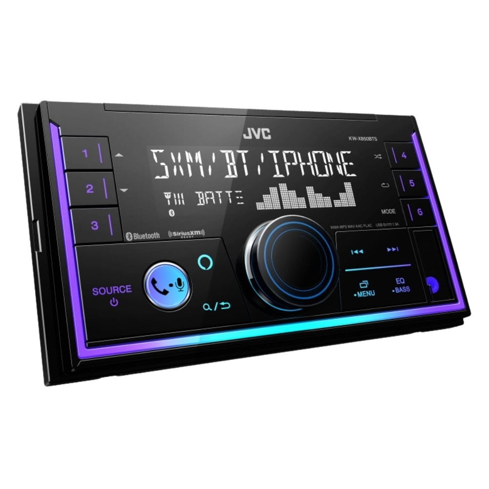 JVC KW-X850BTS 2-DIN Digital Media with Bluetooth, Alexa Compatibility
