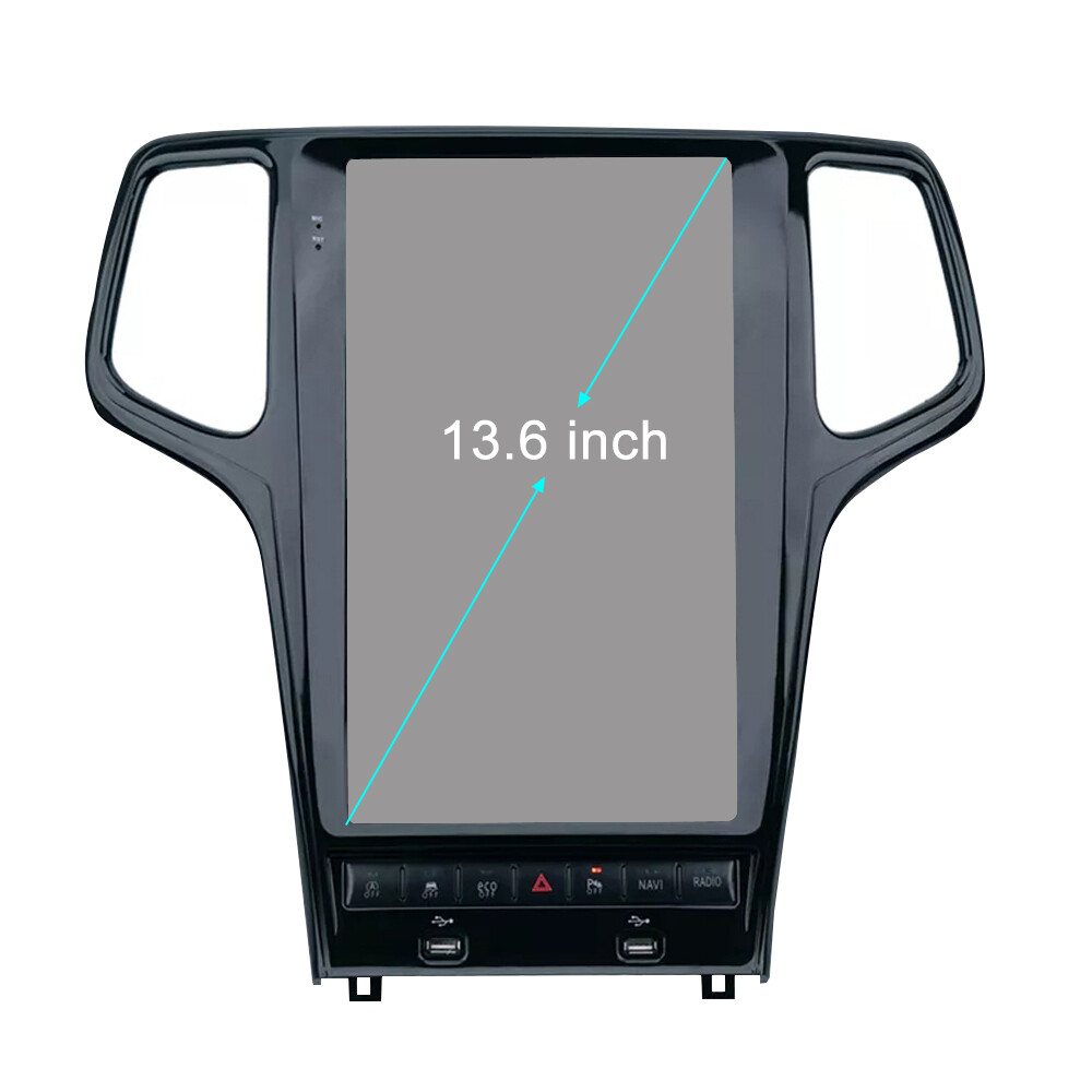 Car Radio for Jeep Grand Cherokee 2014-2019 HD GPS Carplay DSP WiFi BT Music APP