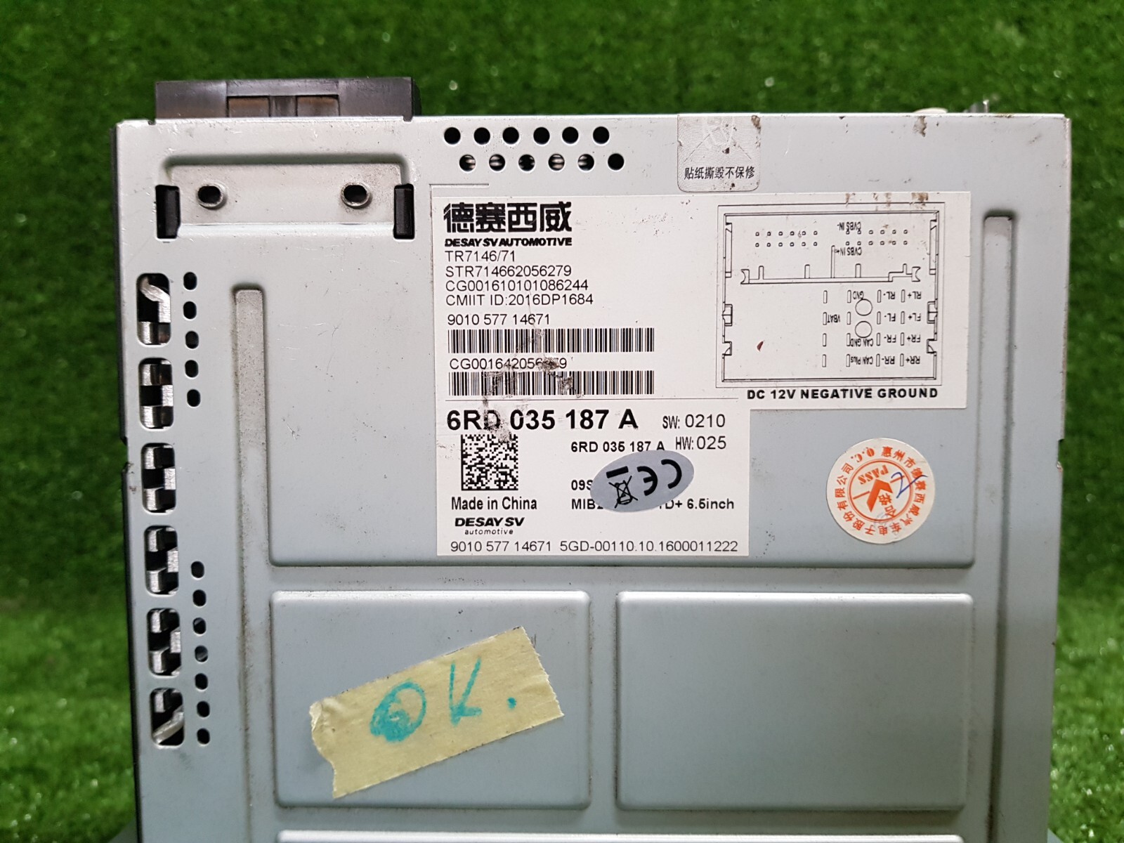 Volkswagen 6rd035187a 6rd 035 187 A Original Car Radio
