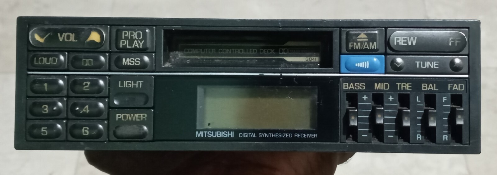 Mitsubishi CZ-350H CD-206 – WS Cassette receiver CD classic Old School JDM RARE