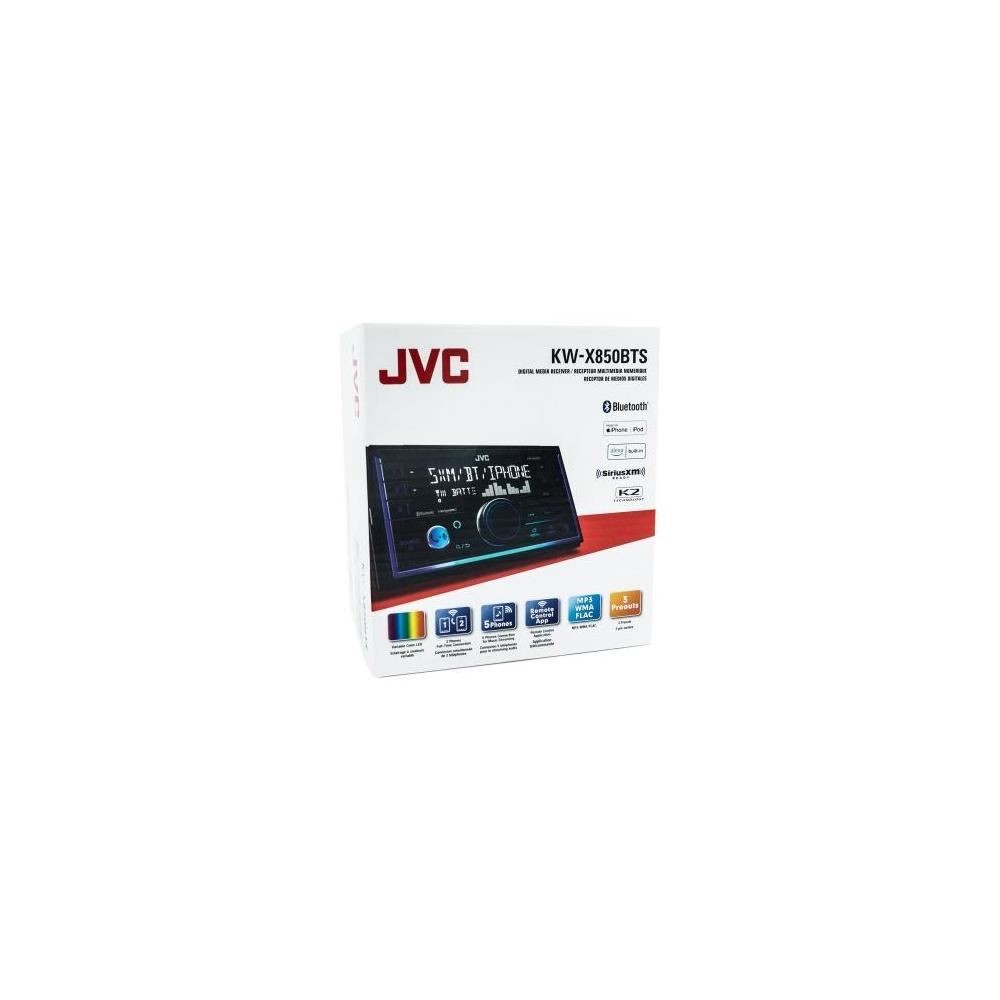 JVC KW-X850BTS Digital Media Receiver Double-DIN Amazon Alexa/Bluetooth/Dual USB