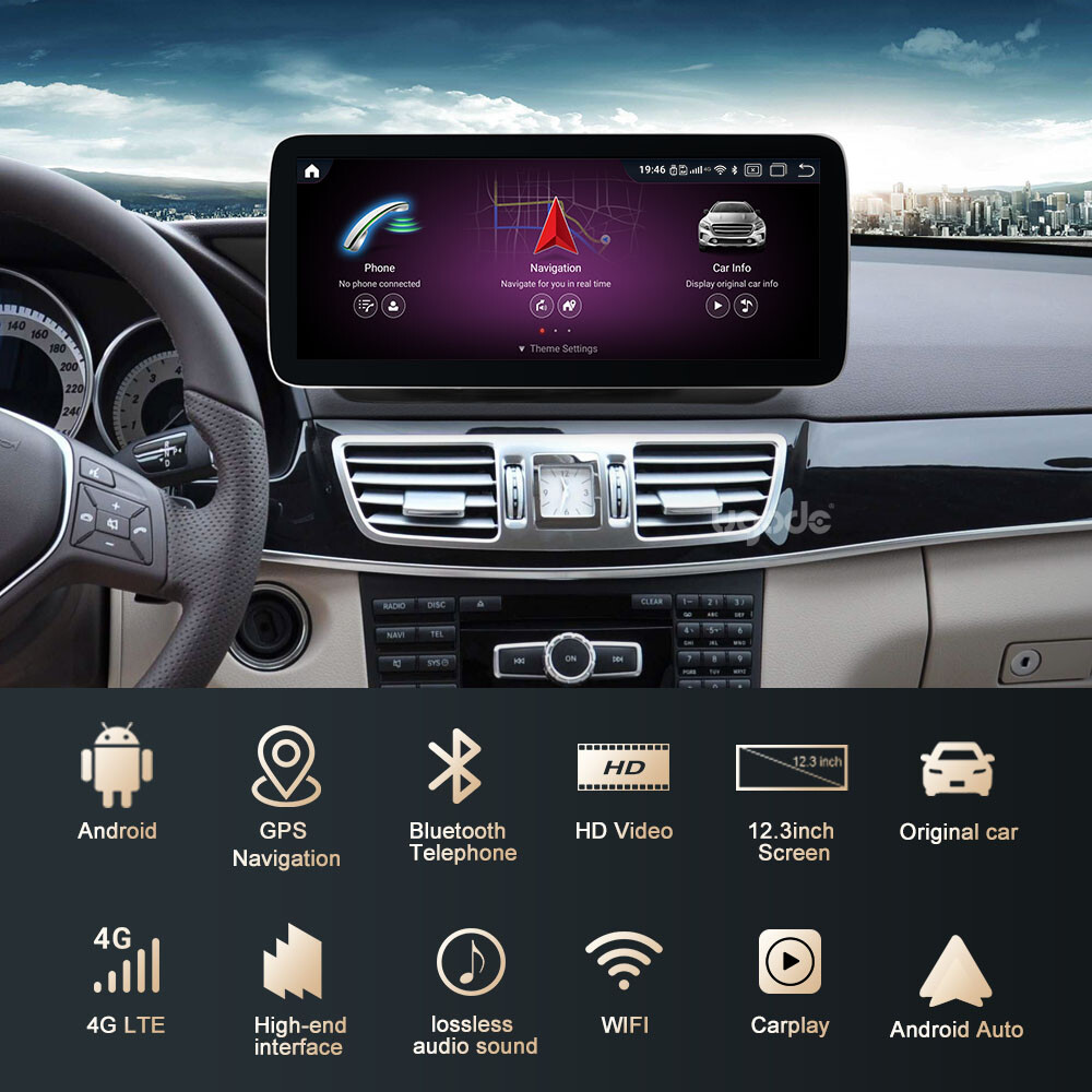 Ugode 12.3inch Android Screen Upgrade Mercedes Benz E class W212 S212 2013-2014