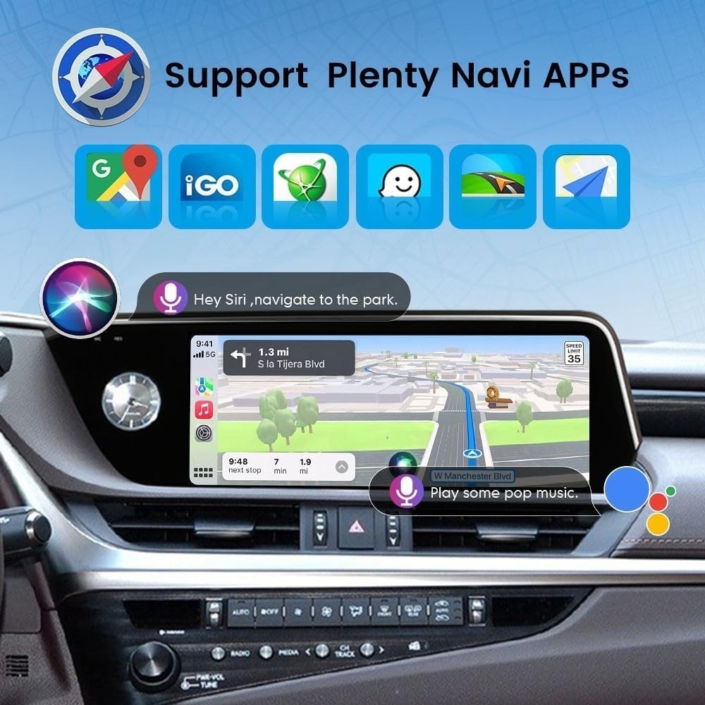 For 2018-2021 Lexus ES300 ES350 Android 13 Car Radio GPS Navi Carplay HD Display