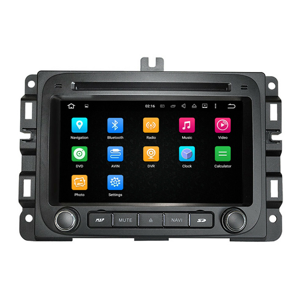 Android Unit For Jeep Dodge RAM 1500 2014-2017 4+64GB Car GPS Navi Stereo Radio