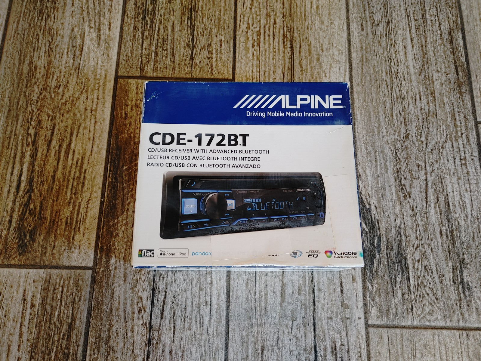 Alpine CDE-172BT CD Receiver With Built in Bluetooth