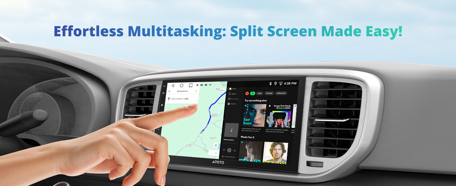 7″ Android Touchscreen Double DIN Car Stereo, Bluetooth, WiFi, DSP, GPS 2GB+32G
