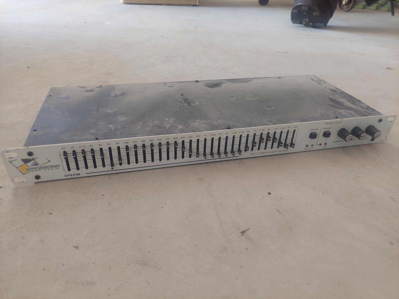 Crossfire CFQ31M Mono 31 Band Graphic Equalizer